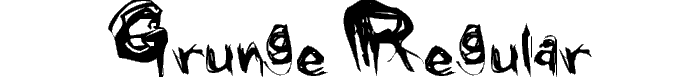 Grunge Regular font